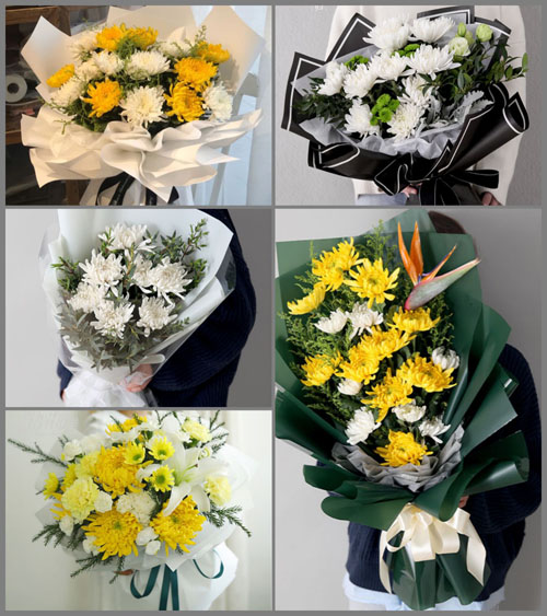 贵州六盘水水城县南开乡后坝田村白事花束代送